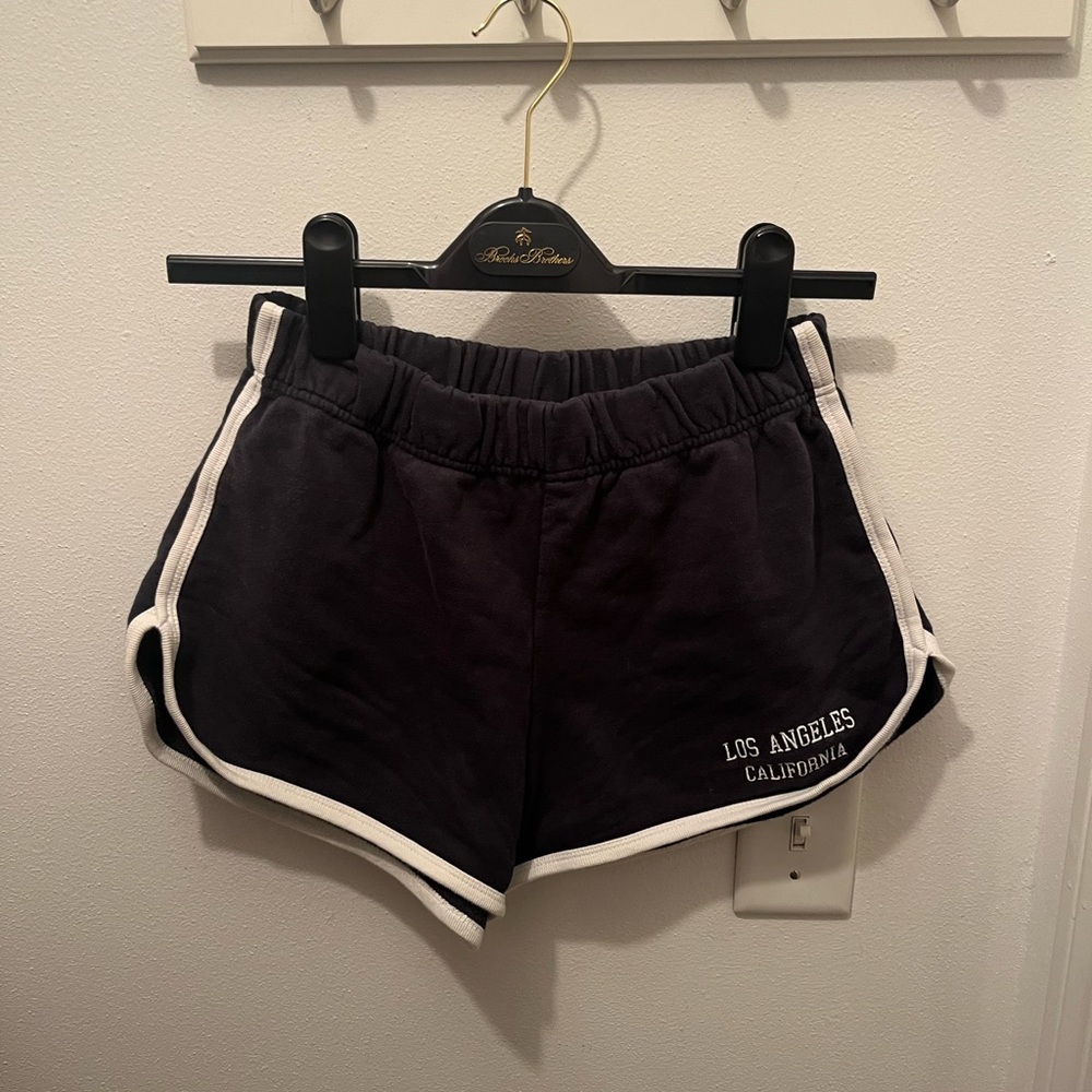Brandy Melville Los Angeles sweat shorts navy blue